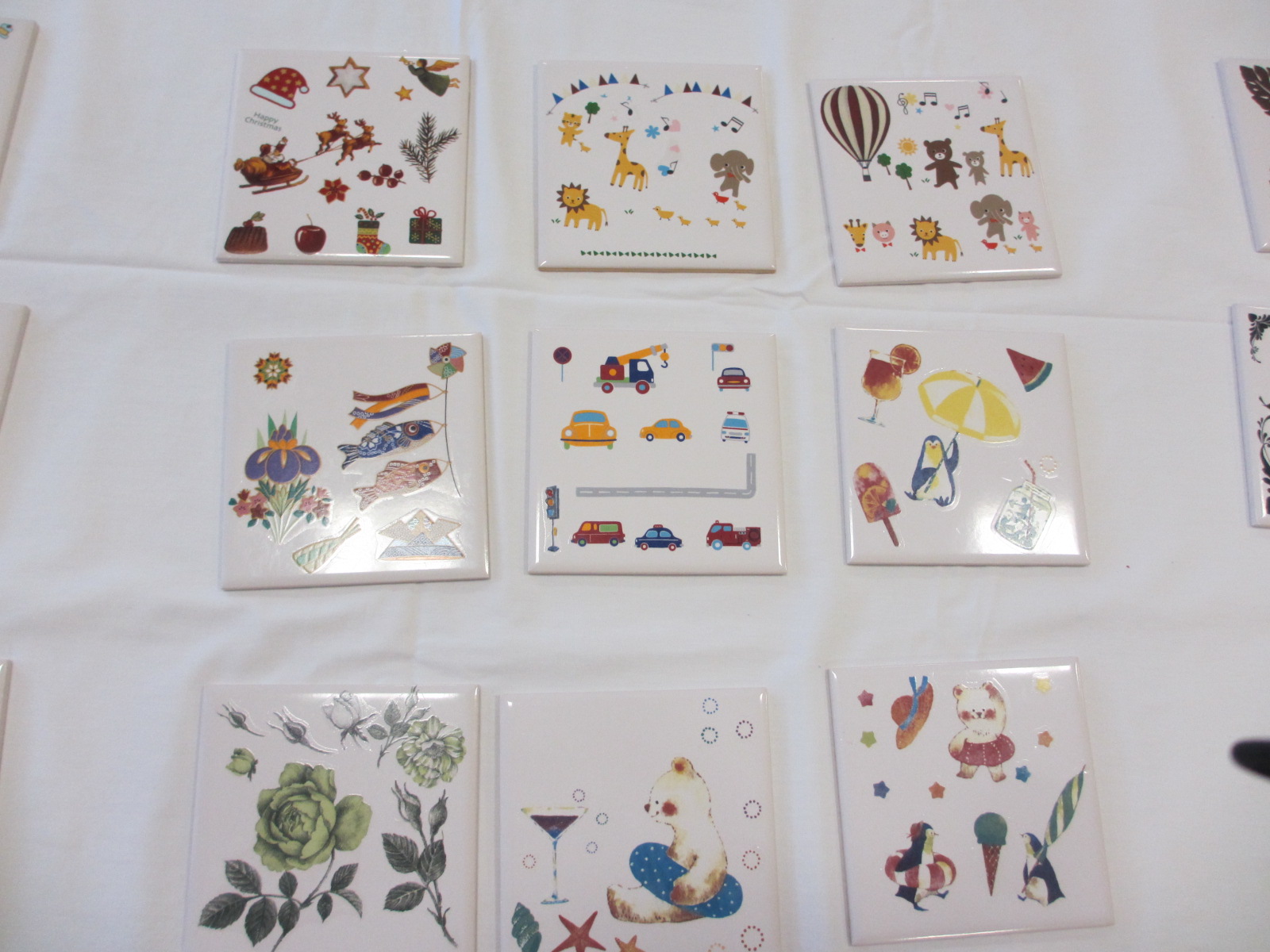 タイルにお雛様を！